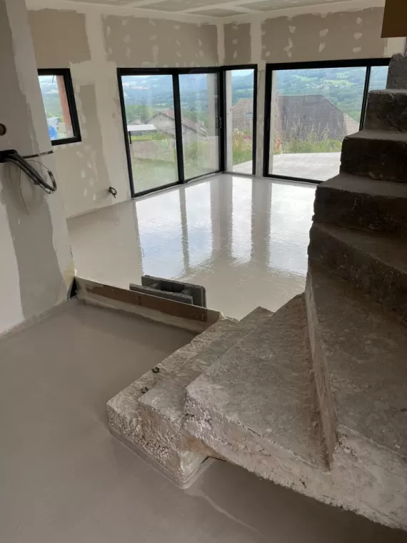 Chape liquide pour plancher chauffant à Chatillon-sur-Chalaronne