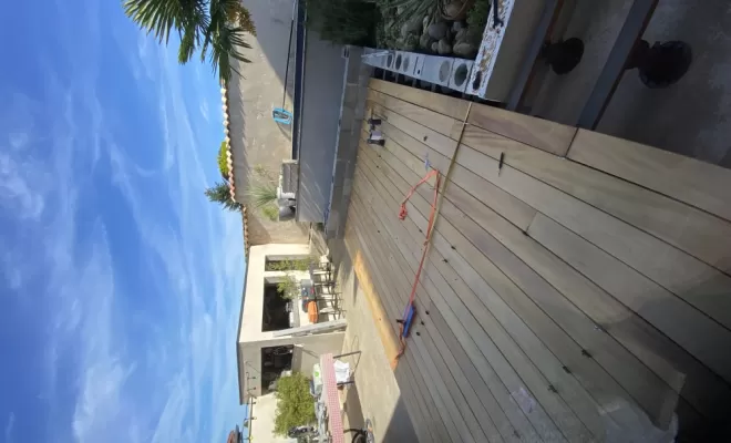 Réalisation d’une terrasse bois à Villeneuve , Villefranche-sur-Saône, Neos